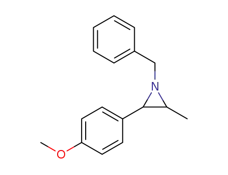 trans-1-benzyl-2-(4-methoxyphenyl)-3-methylaziridine