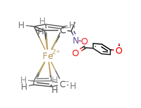 (E)-1-[4-(methoxy-benzoyloxyimino)ethyl]ferrocene