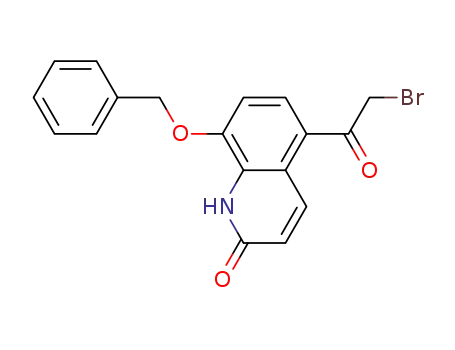 8-benzyloxy-5-(2-bromoacetyl)-1H-quinolin-2-one